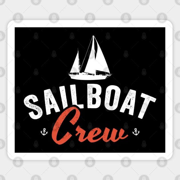 Sailing | Sailboat Crew | Sail Gift Magnet by Streetwear KKS